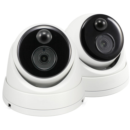 Swann Pro Series PRO-3MPMSDPK2 3MP Outdoor Dome Cameras with Night Vision (2-Pack)