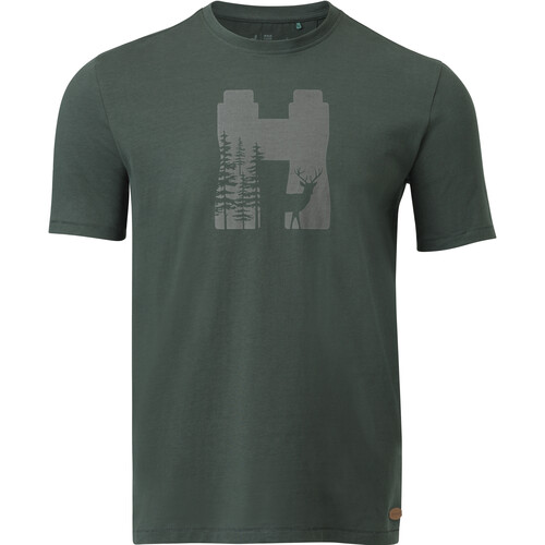 SWAROVSKI OPTIK Men's Deer T-Shirt (Medium, Green)