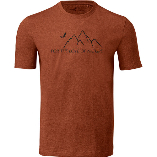 SWAROVSKI OPTIK Men's Mountains T-Shirt (Small, Orange)