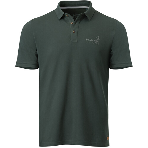 SWAROVSKI OPTIK Men's Polo Shirt (Green, Large)