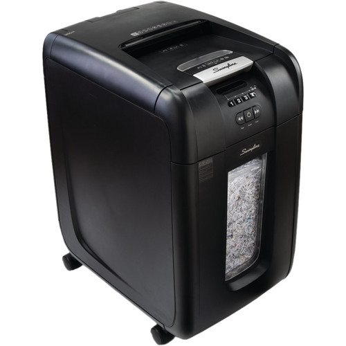Swingline Stack-and-Shred 300M Micro-Cut Auto-Feed Shredder (300 Sheets, 5-10 Users)