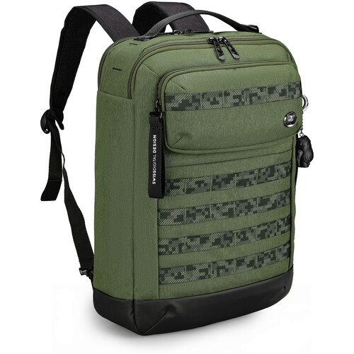Swissdigital BERG Hybrid Briefcase (Dark Green)