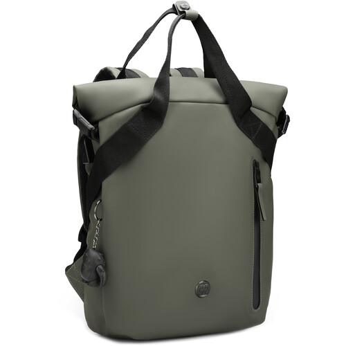 Swissdigital LAMONE Rolltop Backpack (Dark Green, 13L)