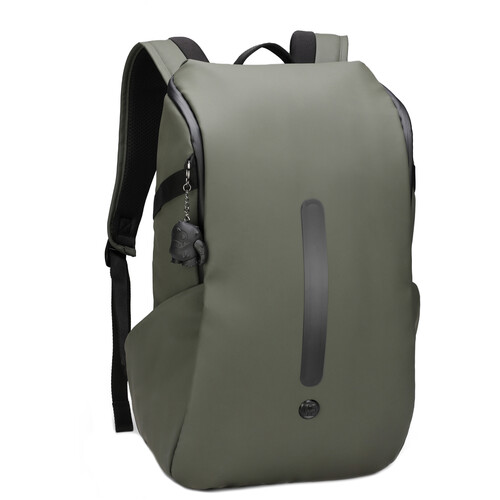 Swissdigital LAMONE L Backpack with LED (Dark Green, 18L)
