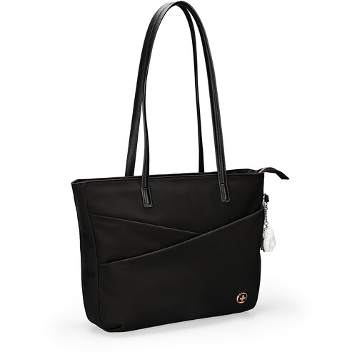 Swissdigital KATY ROSE NG Tote Bag with LED Light (Black, 11L)