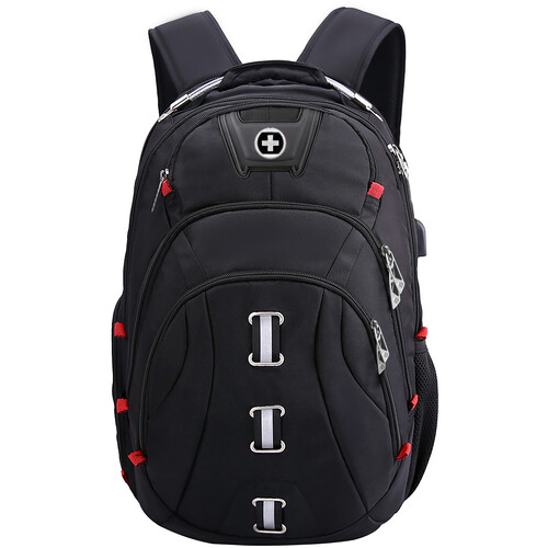 Swissdigital Pixel Business Travel Backpack (Black)