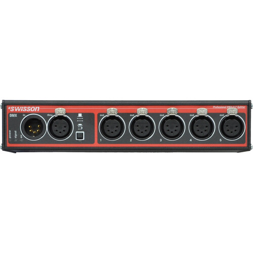 SWISSON XSP DMX Splitter & Booster Box Style (XLR 5-Pin, 5-Output)