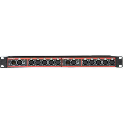 SWISSON XSP DMX Splitter & Booster Rack Style (XLR 5-Pin, 10-Output)