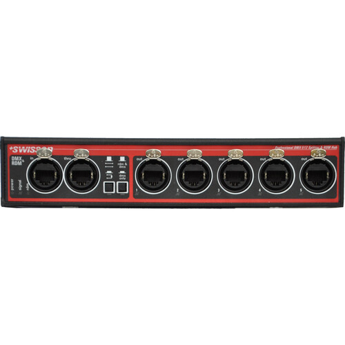 SWISSON XSR DMX/RDM Splitter & Booster Box Style (RJ45, 5-Output)