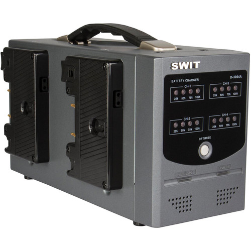 SWIT D-3004A Gold Mount Charger for Gold Mount Batteries (4-Channel)