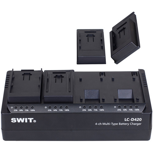 SWIT 4-Ch Simultaneous DV Battery Charger For JVC SSl Series Batteries