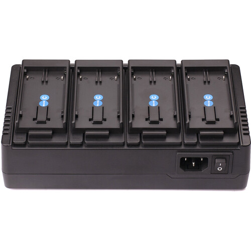 SWIT 4-Ch Simultaneous DV Battery Charger for Canon BB-955/970 Series Batteries