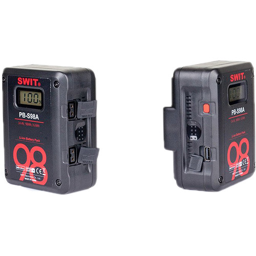SWIT PB-S98A 14.4V 98Wh Dual D-Tap Heavy-Duty Digital Battery (Gold Mount)