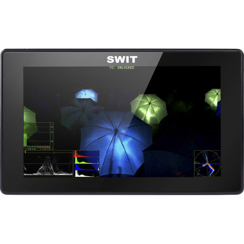 SWIT S-1053F 5.5" Full HD Waveform LCD Monitor with S-7003F Sony NP-F Battery Plate