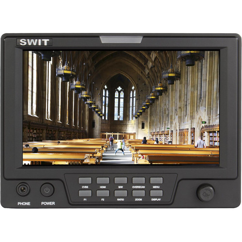 SWIT S-1071CC 7" On-Camera Monitor with Canon BP-930/945/970G Battery Mount