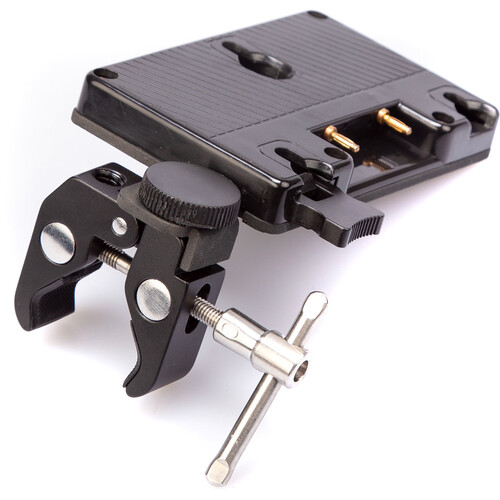 SWIT Battery Plate with Crab-Style Clamp (Gold Mount)