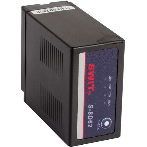 SWIT S-8D62 DV Battery for Panasonic AG-HVX200/201, AG-HPX250, and AG-DVX100 Camcorders