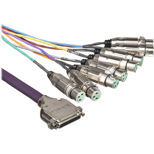 Switchcraft DB25FXLRF StudioPatch Series Modular DB25 Breakout Cable End (DB25 Female to 8 XLR Female)