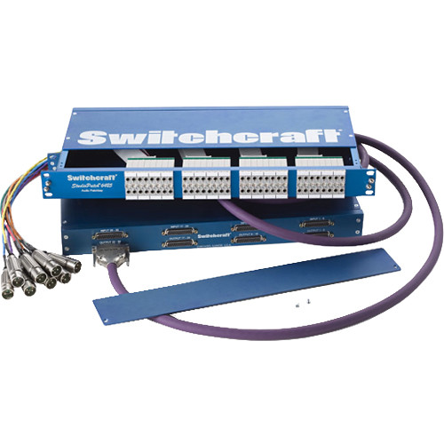 Switchcraft StudioPatch 6425 64-Point Bantam/TT to DB-25 Patchbay