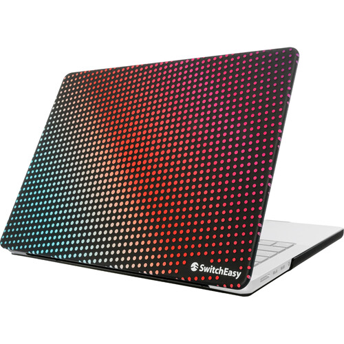 SwitchEasy Protective Case for 13.6" MacBook Air M2 2022 & M3 2024 (Polka-Dot Marble)