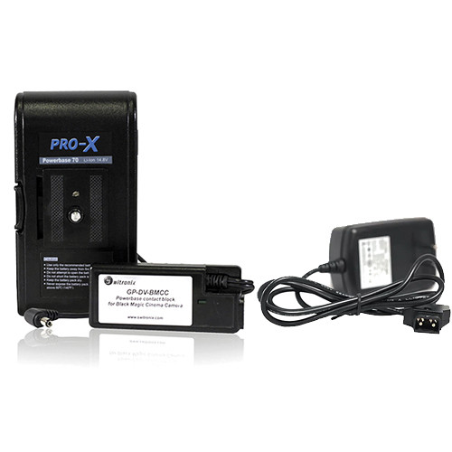 Core SWX Powerbase-70 Battery Pack & Charger for Blackmagic Camera Kit