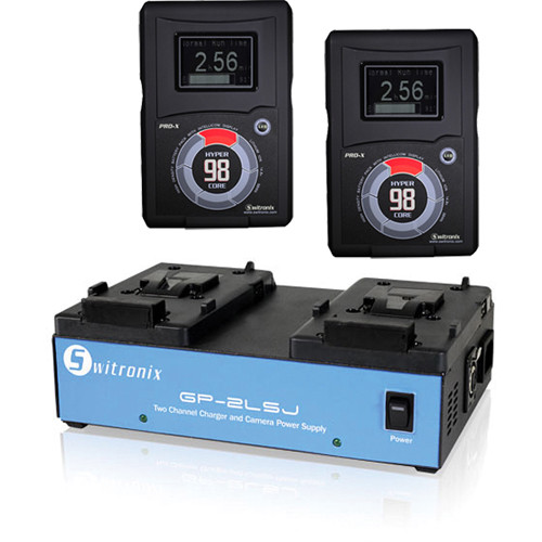 Core SWX Two-Battery HyperCore RED 98Wh V-Mount Kit with Dual Charger/Power Supply