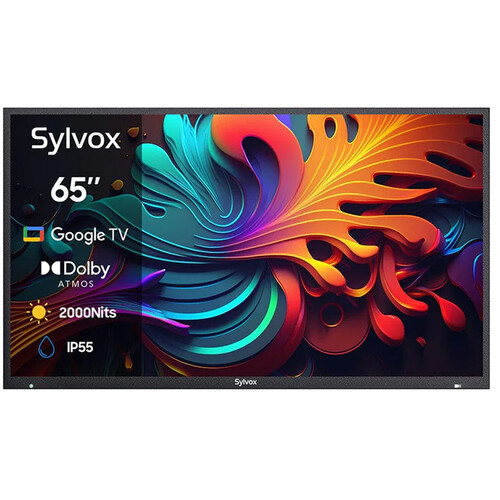 SYLVOX Pool Pro 2.0 Outdoor Full Sun 75" 4K HDR Smart QLED TV