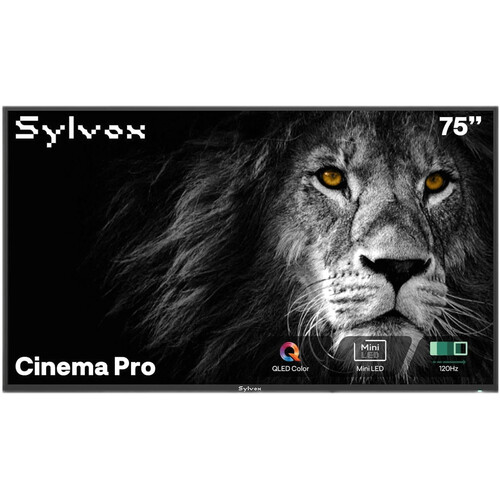 SYLVOX Cinema Pro Outdoor Full Sun 75" 4K HDR Smart QLED TV