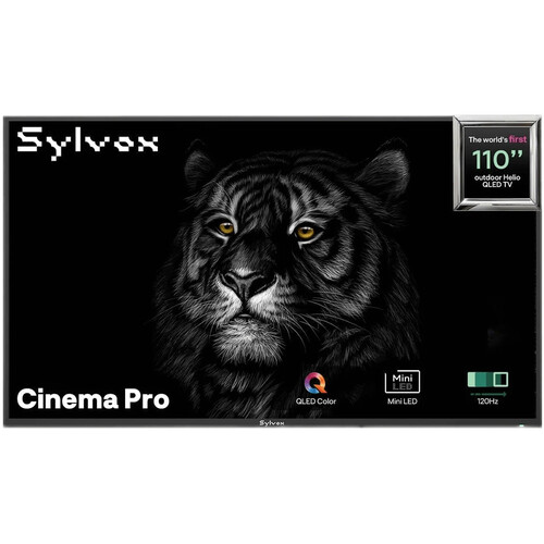 SYLVOX Cinema Pro Outdoor Full Sun 110" 4K HDR Smart QLED TV