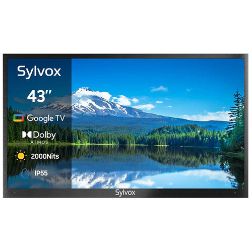 SYLVOX Pool Pro 2.0 Outdoor Full Sun 43" 4K HDR Smart LED TV
