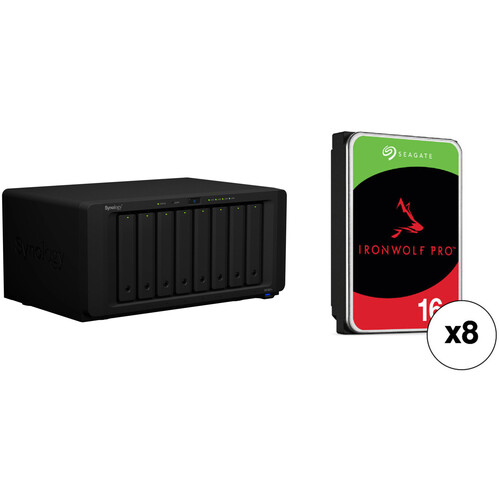 Synology 128TB DiskStation DS1821+ 8-Bay NAS Enclosure Kit with