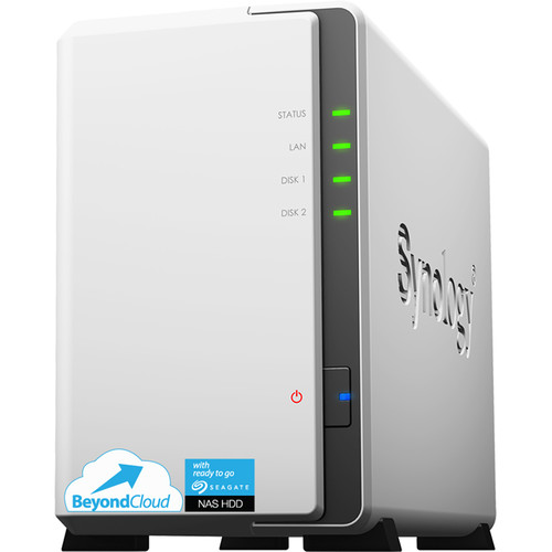 Synology DiskStation BeyondCloud Mirror 4TB (2 x 2TB) 2-Bay NAS