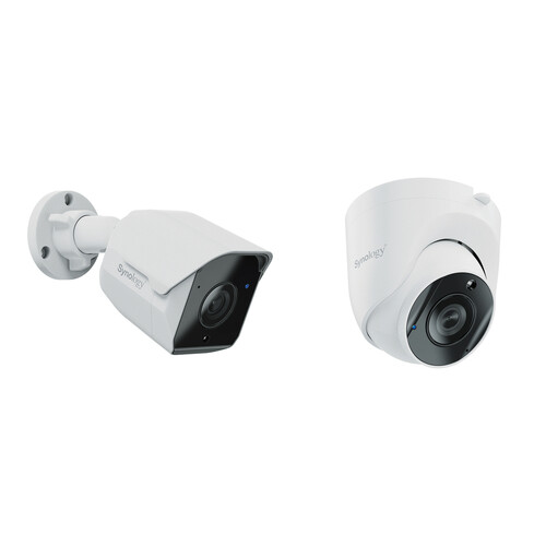 Synology BC500 5MP Outdoor Network Bullet Camera & TC500 5MP Outdoor Network Turret Camera