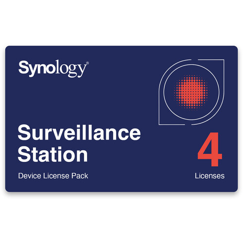 Synology Surveillance Device License Pack (4-Pack)