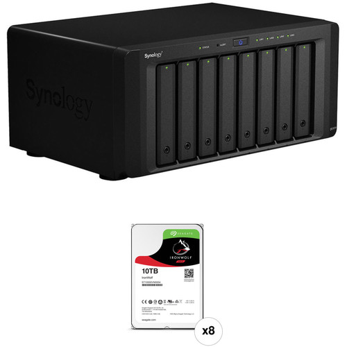 Synology DiskStation 80TB DS1815+ 8-Bay NAS Server (8 x 10TB)