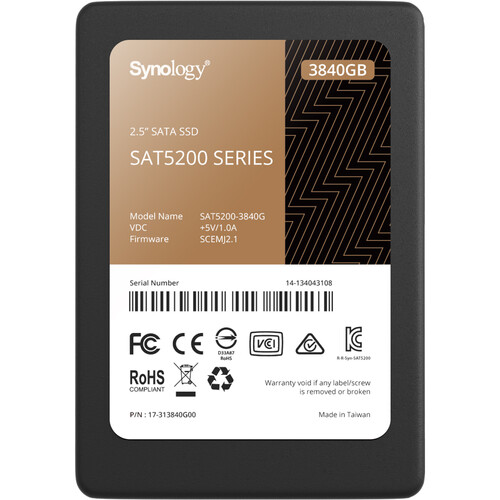 Synology 3.84TB SAT5200 SATA 2.5