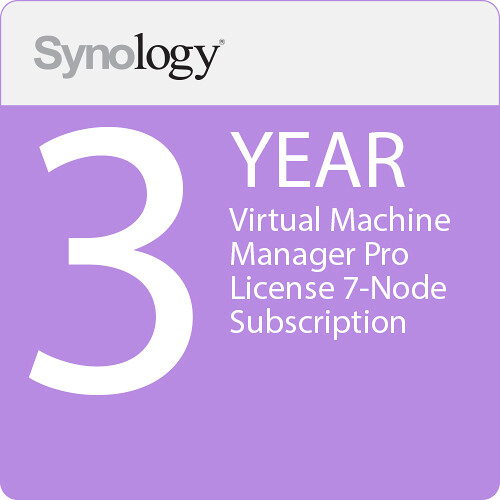 Synology Virtual Machine Manager Pro (7-Node, 3-Year Subscription)