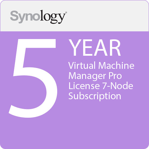 Synology Virtual Machine Manager Pro (7-Node, 5-Year Subscription)