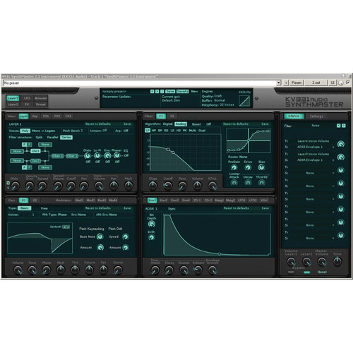 KV331 Audio SynthMaster 2.9 - Semi-Modular Software Synthesizer Plug-In (Download)