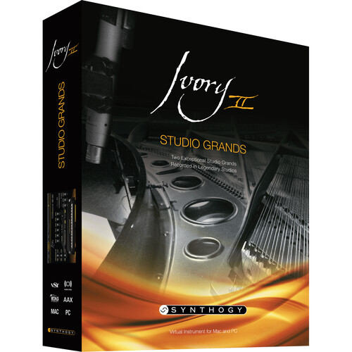 Synthogy Ivory II Studio Grands Virtual Instrument (Boxed)