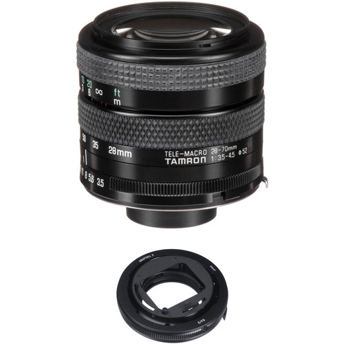 Tamron 28-70mm f/3.5-4.5 Adaptall Lens with Canon FD Adapter Kit
