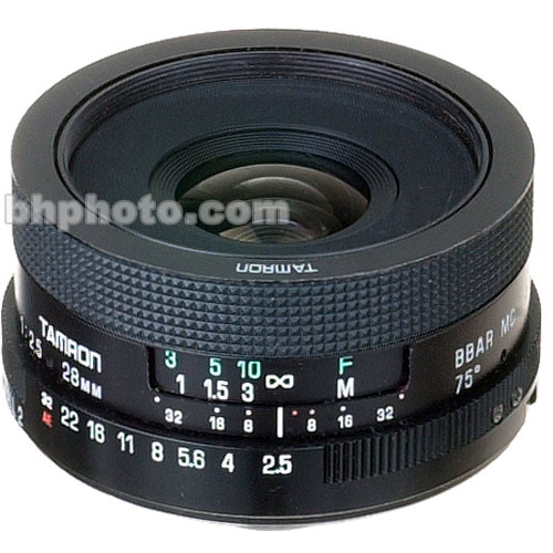 Tamron Wide Angle 28mm f/2.5 Adaptall Manual Focus Lens