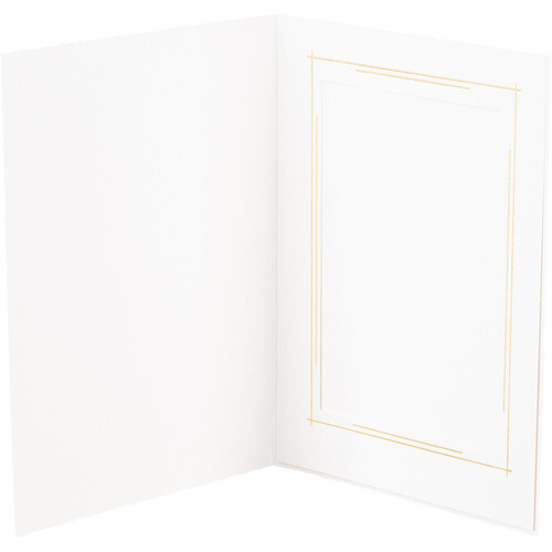 Tap Whitehouse Photo Folder (5 x 7", White, 25-Pack)