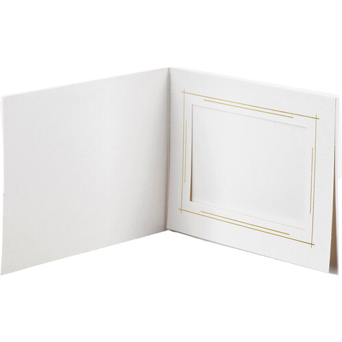 Tap Whitehouse Photo Folder (6 x 4", White, 25-Pack)