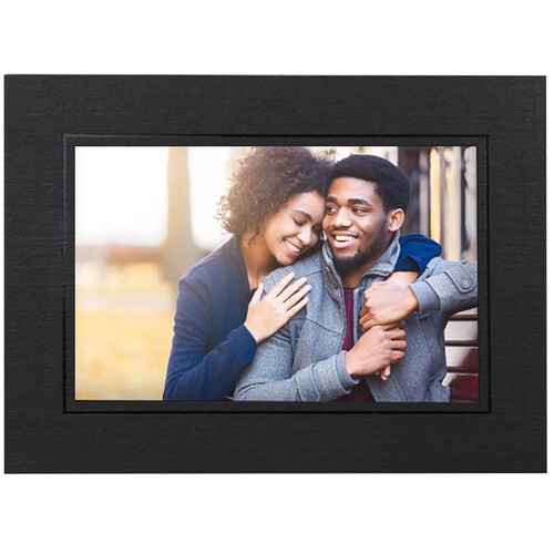 Tap Palmetto Easel Photo Frame (5 x 7", Black/Black, 25-Pack)