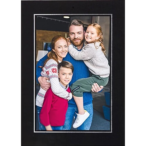 Tap Palmetto Easel Photo Frame (5 x 7", Black/Silver, 25-Pack)