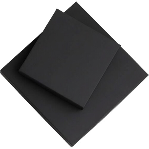 Tap 10 x 10"" Matte Black Presentation Box (2" Depth, 20-Pack)