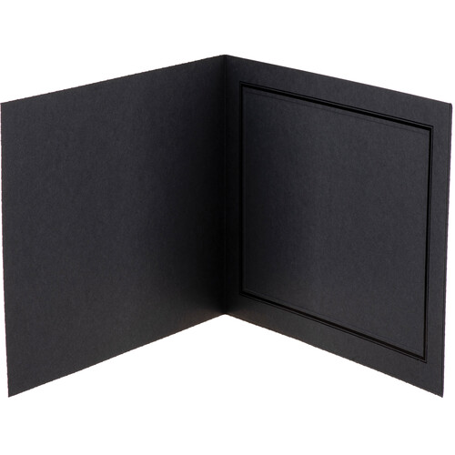 Tap Profit Line T-50 Portrait Folders (25-Pack, Black, 10 x 8")