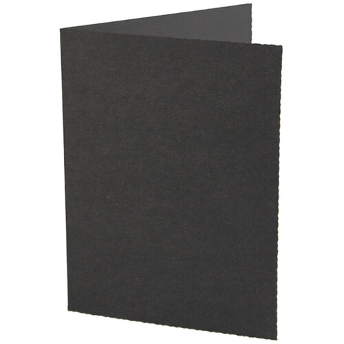 Tap Profit Line T-50 Portrait Folders (25-Pack, Black, 6 x 4")