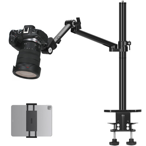TARION Titanrig LITE Z Desktop Camera Mount with Tablet Holder & Articulating Arm